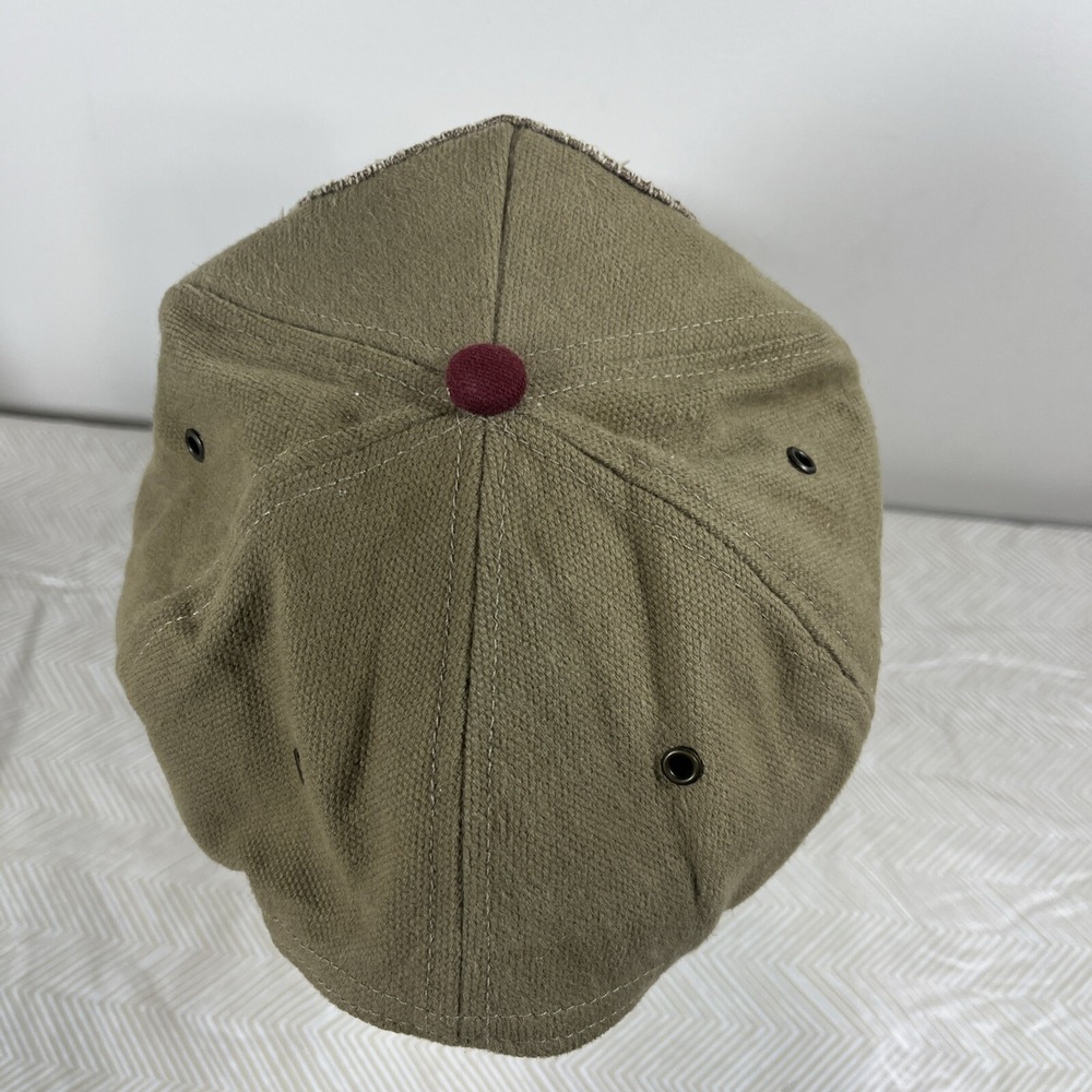 Vintage Cotton Brand Butterfly Embroidered Logo Cap Hat Adj. Mens Made USA - Picture 4 of 11